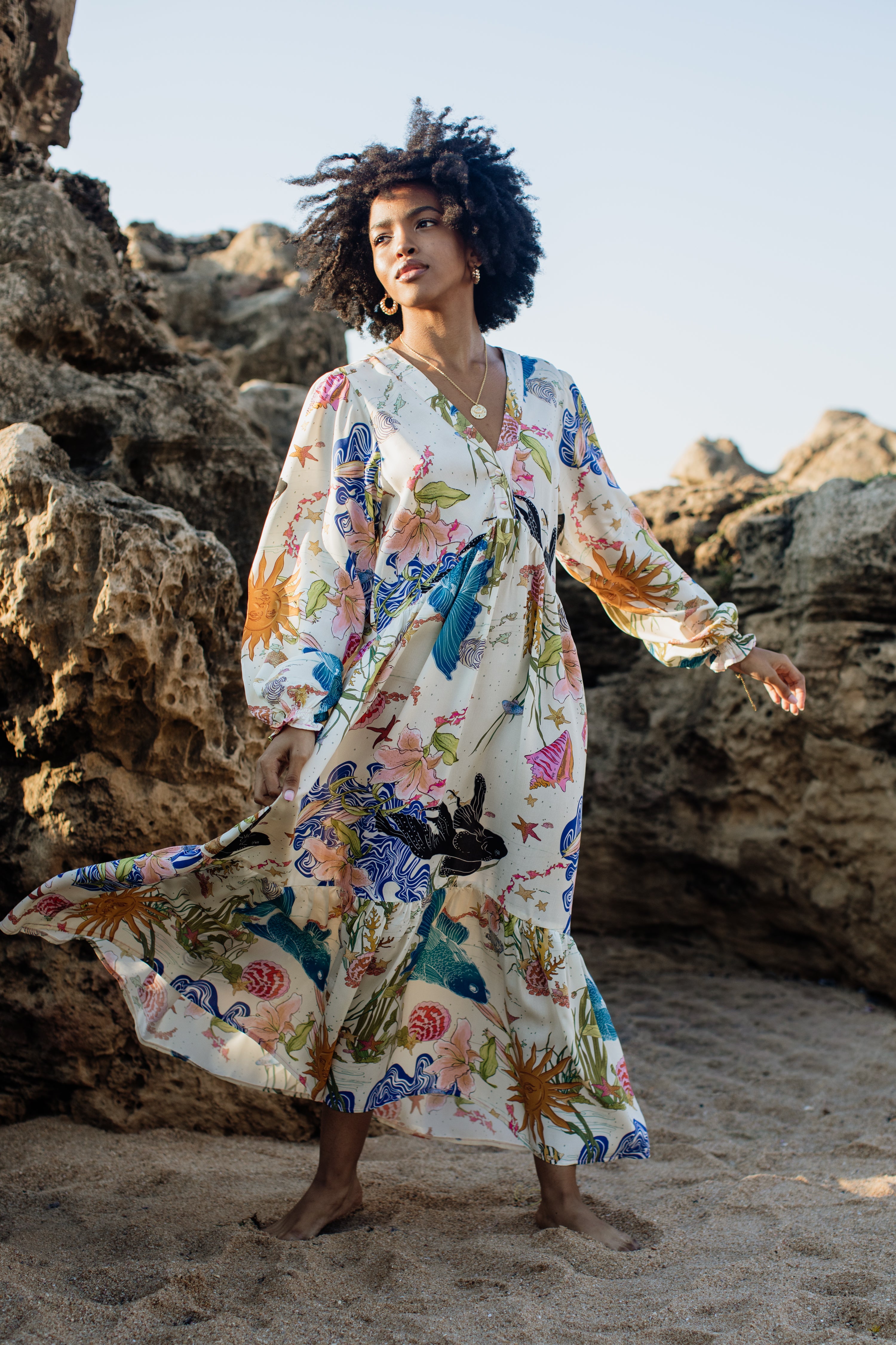 Lucia Dress | Mystical Tide