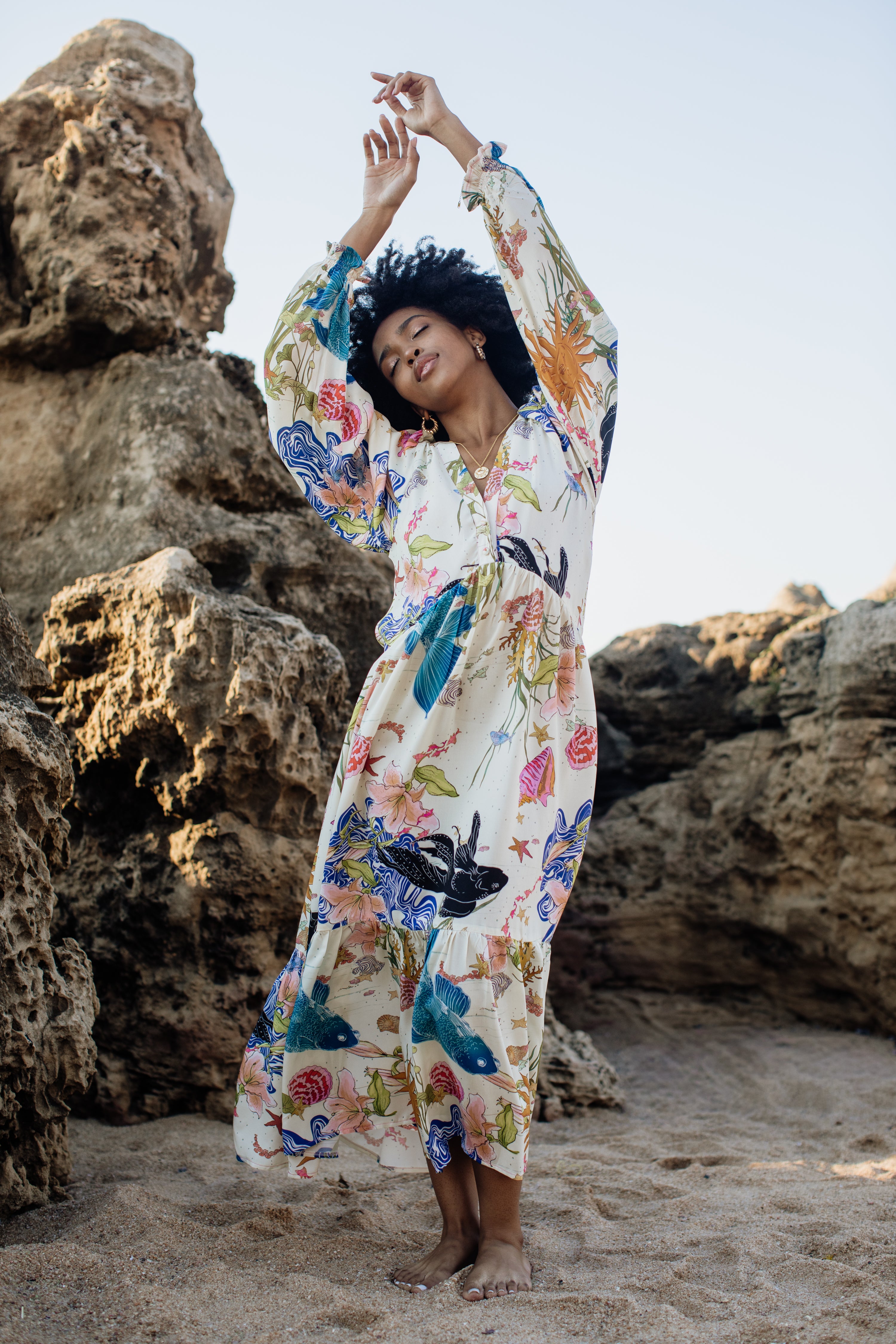 Lucia Dress | Mystical Tide