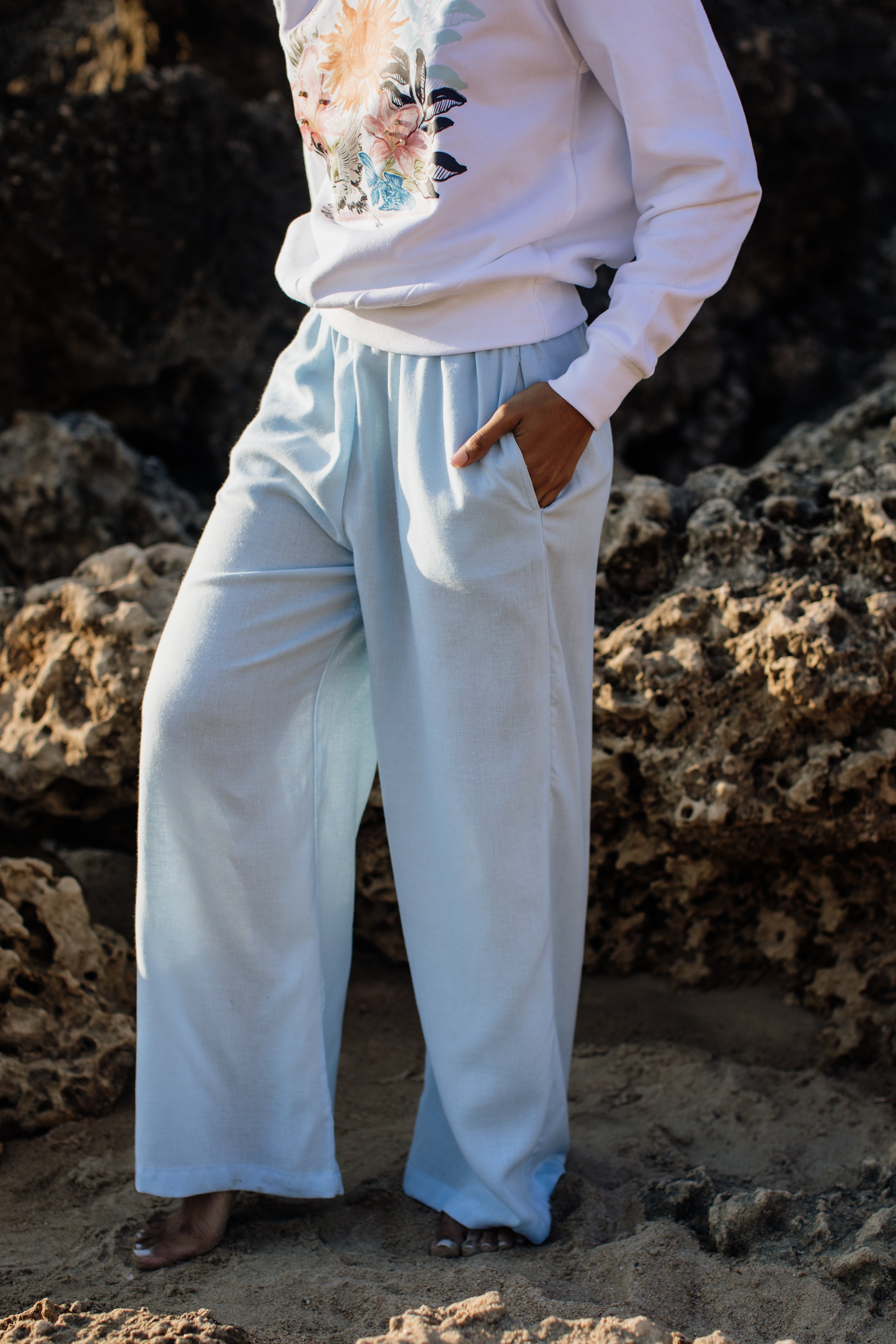 London Pant | Ocean Sky