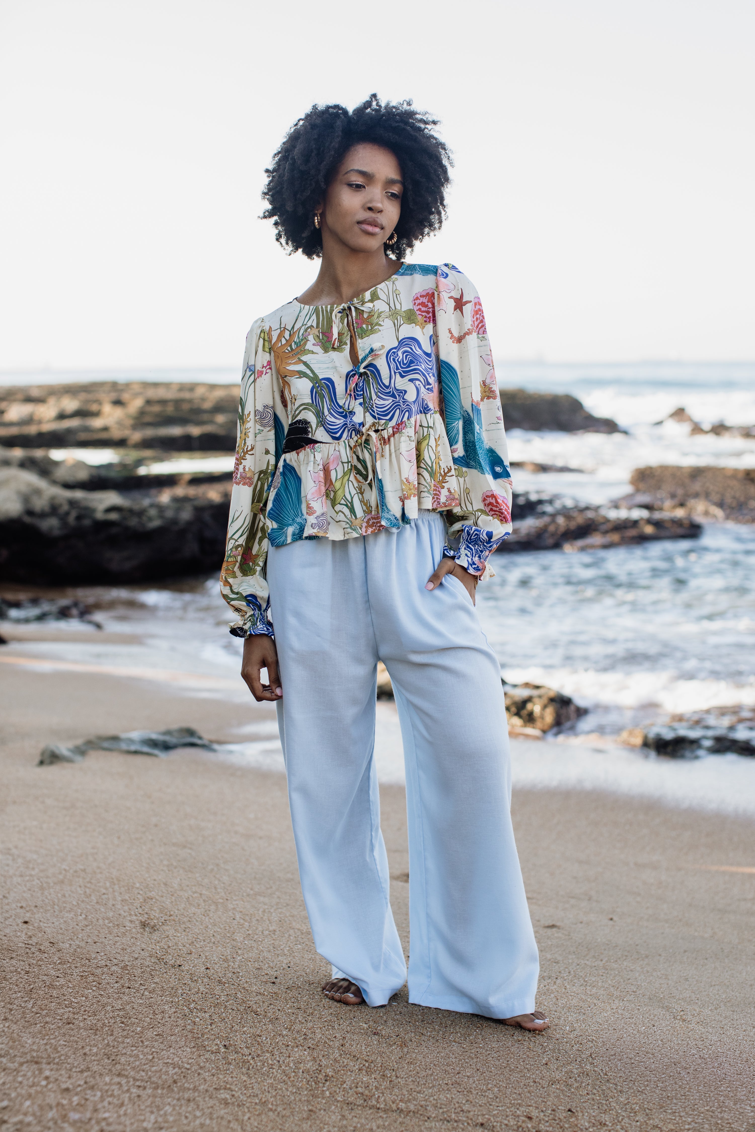 London Pant | Ocean Sky