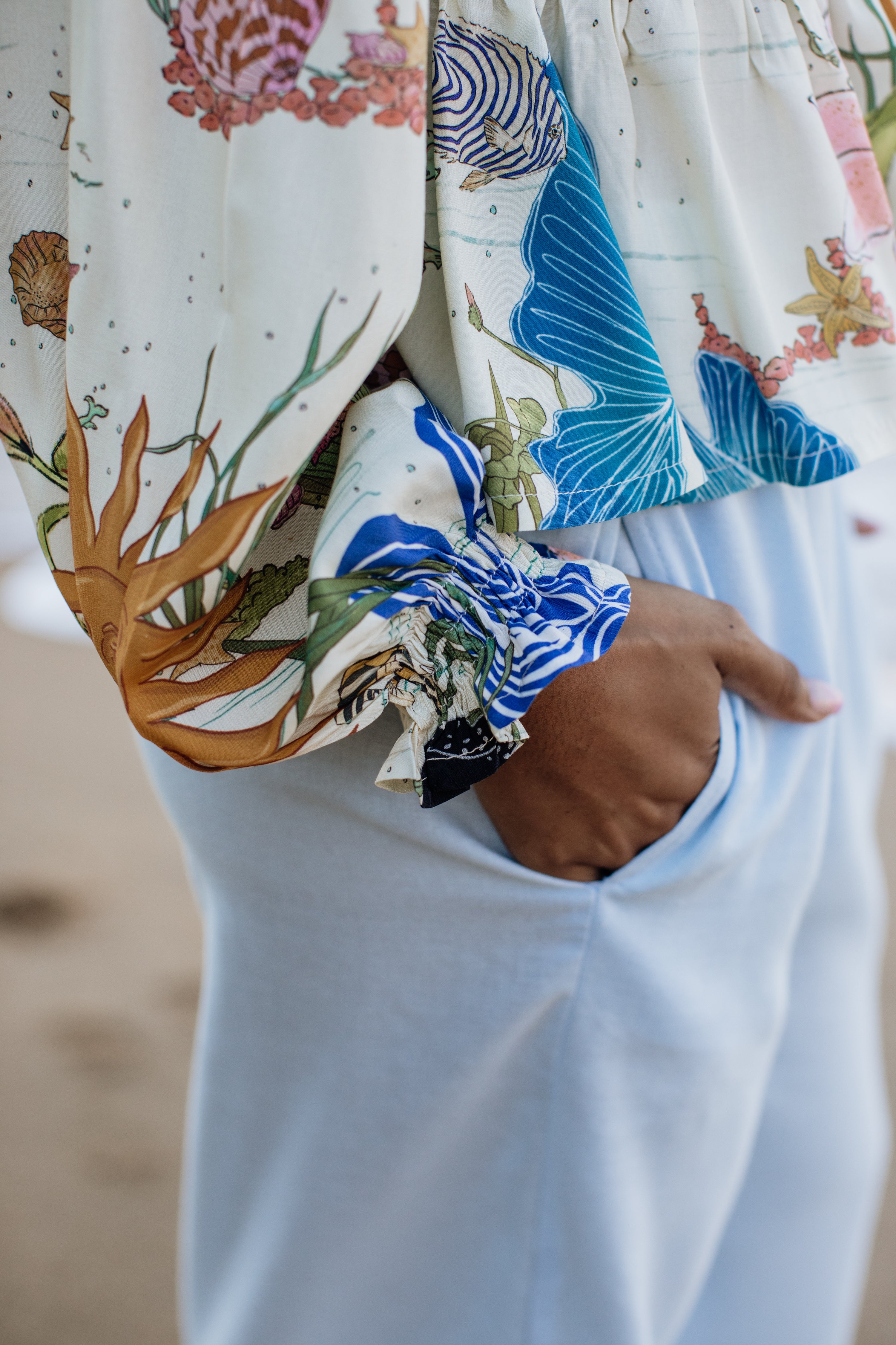 London Top Long Sleeve | Mystical Tide