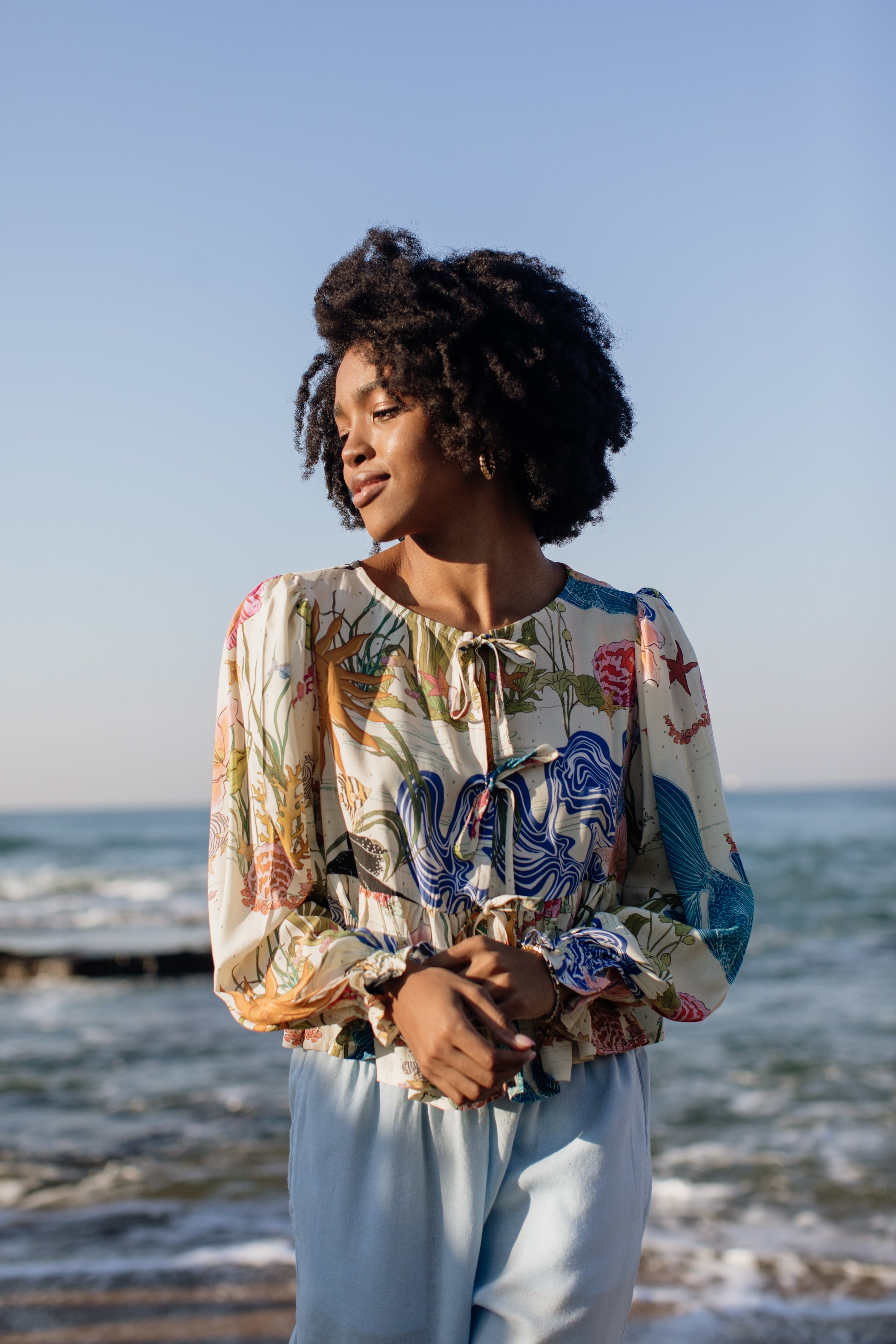 London Top Long Sleeve | Mystical Tide