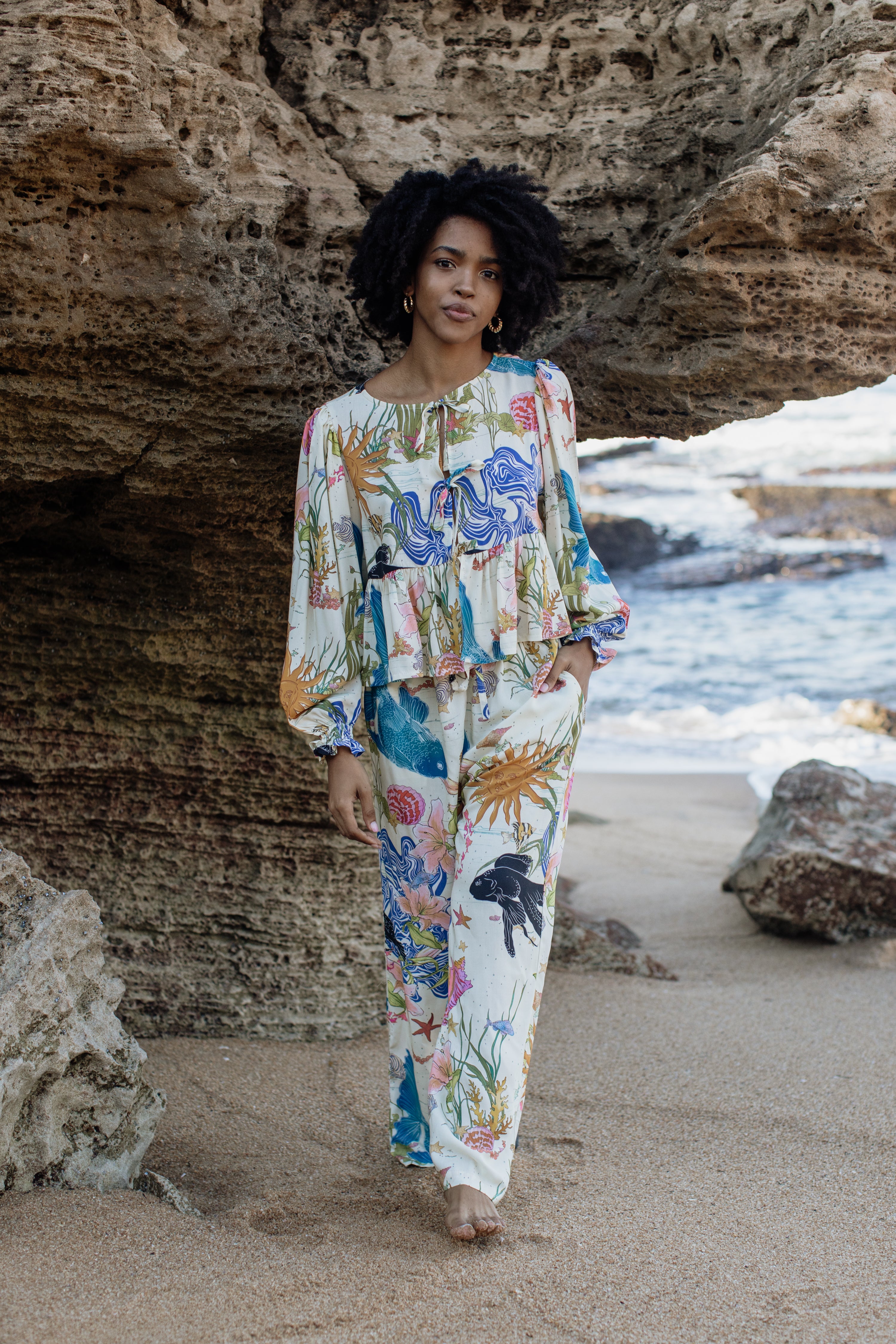 London Top Long Sleeve | Mystical Tide