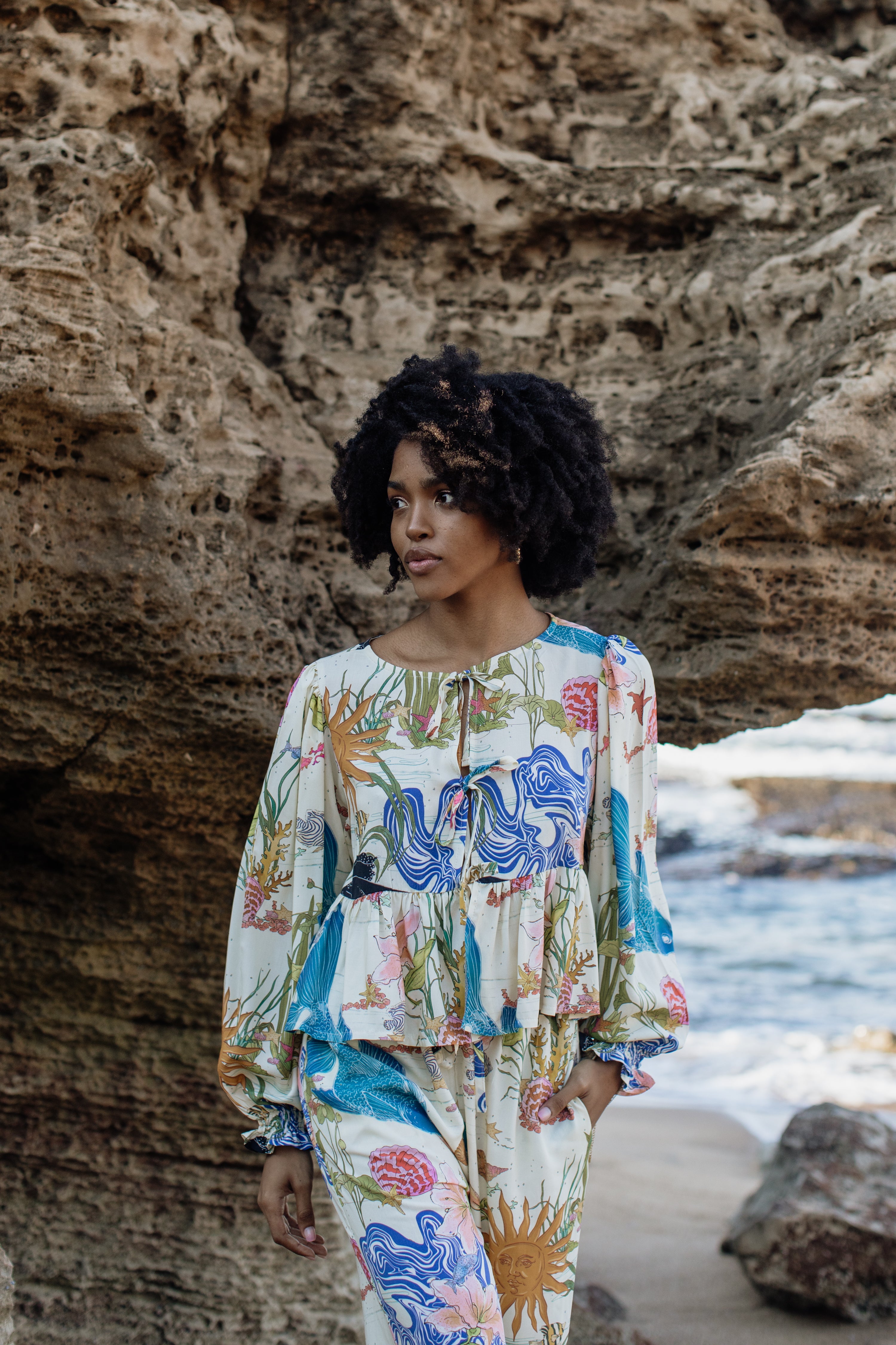 London Top Long Sleeve | Mystical Tide