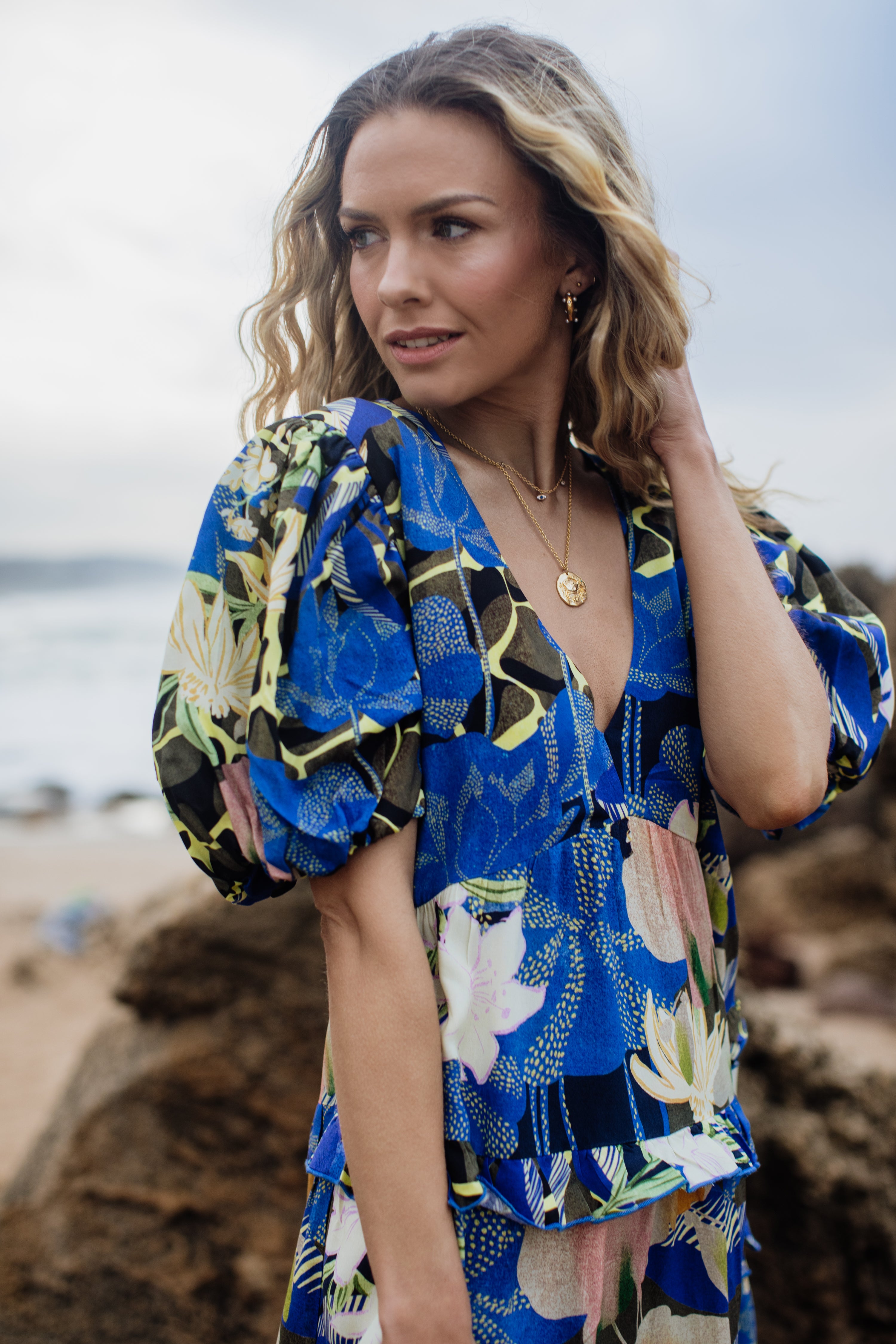 Kelly Dress | Ocean Bloom