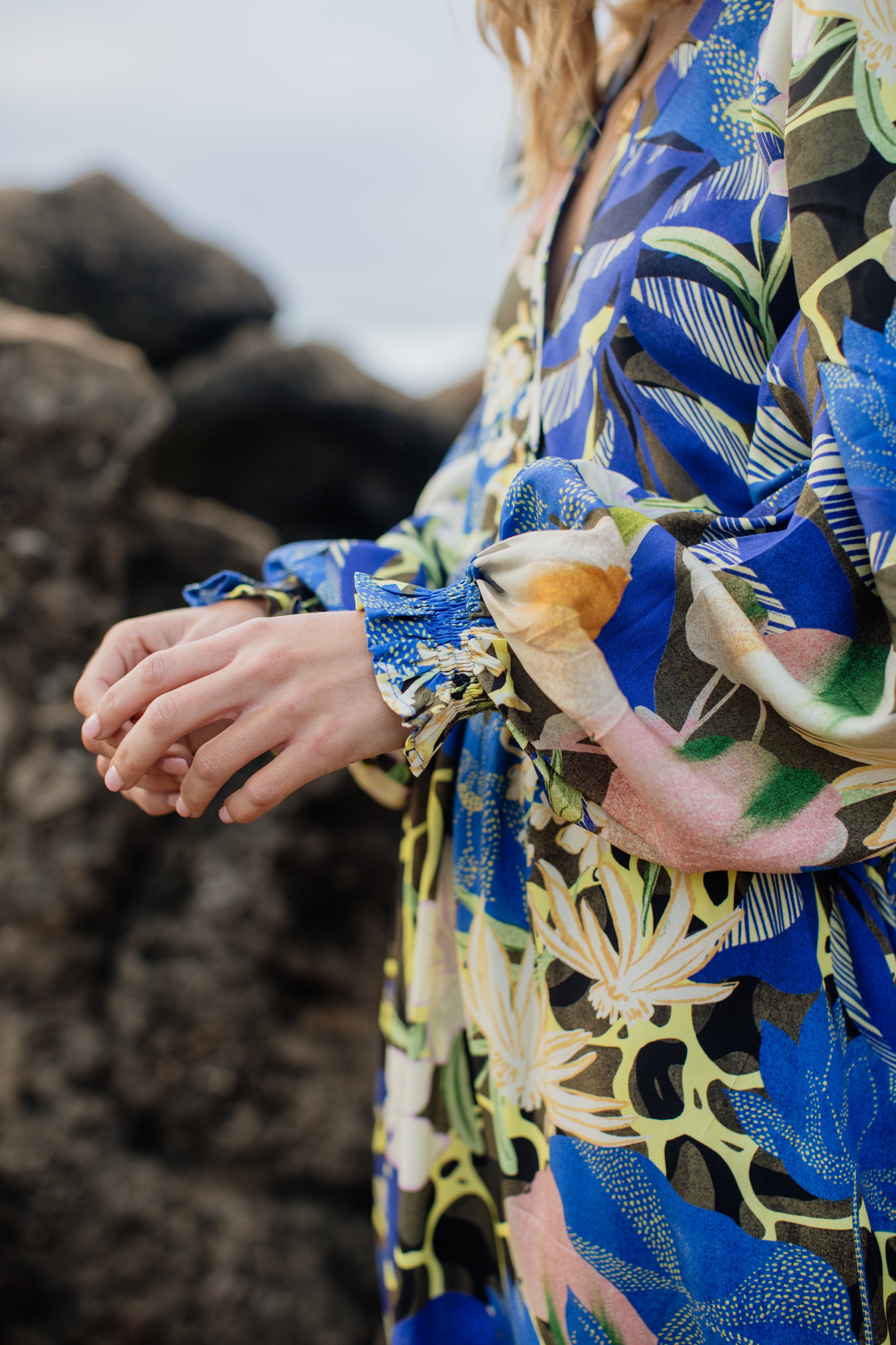 Lucia Dress | Ocean Bloom