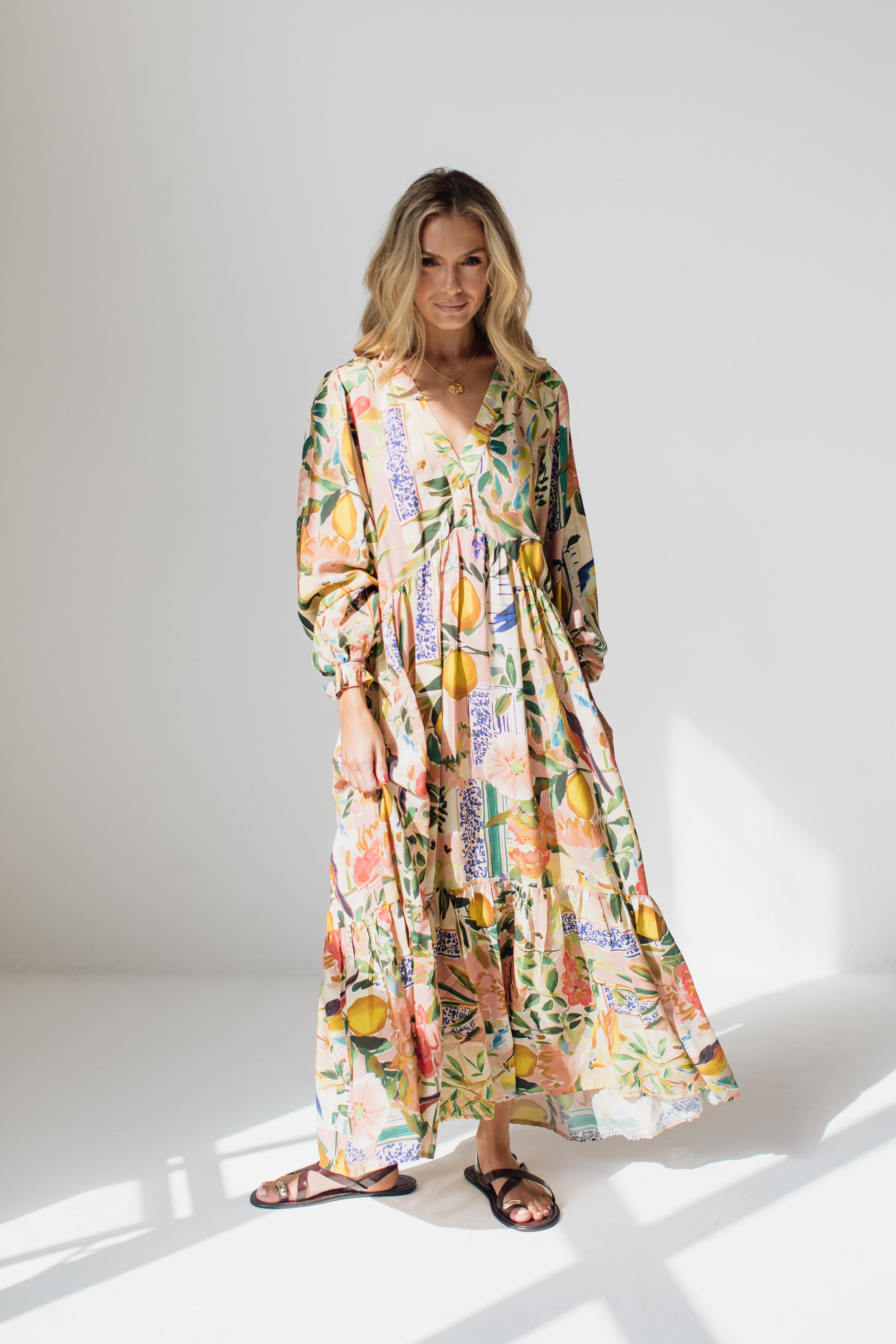 Lucia Dress | Amalfi Bloom