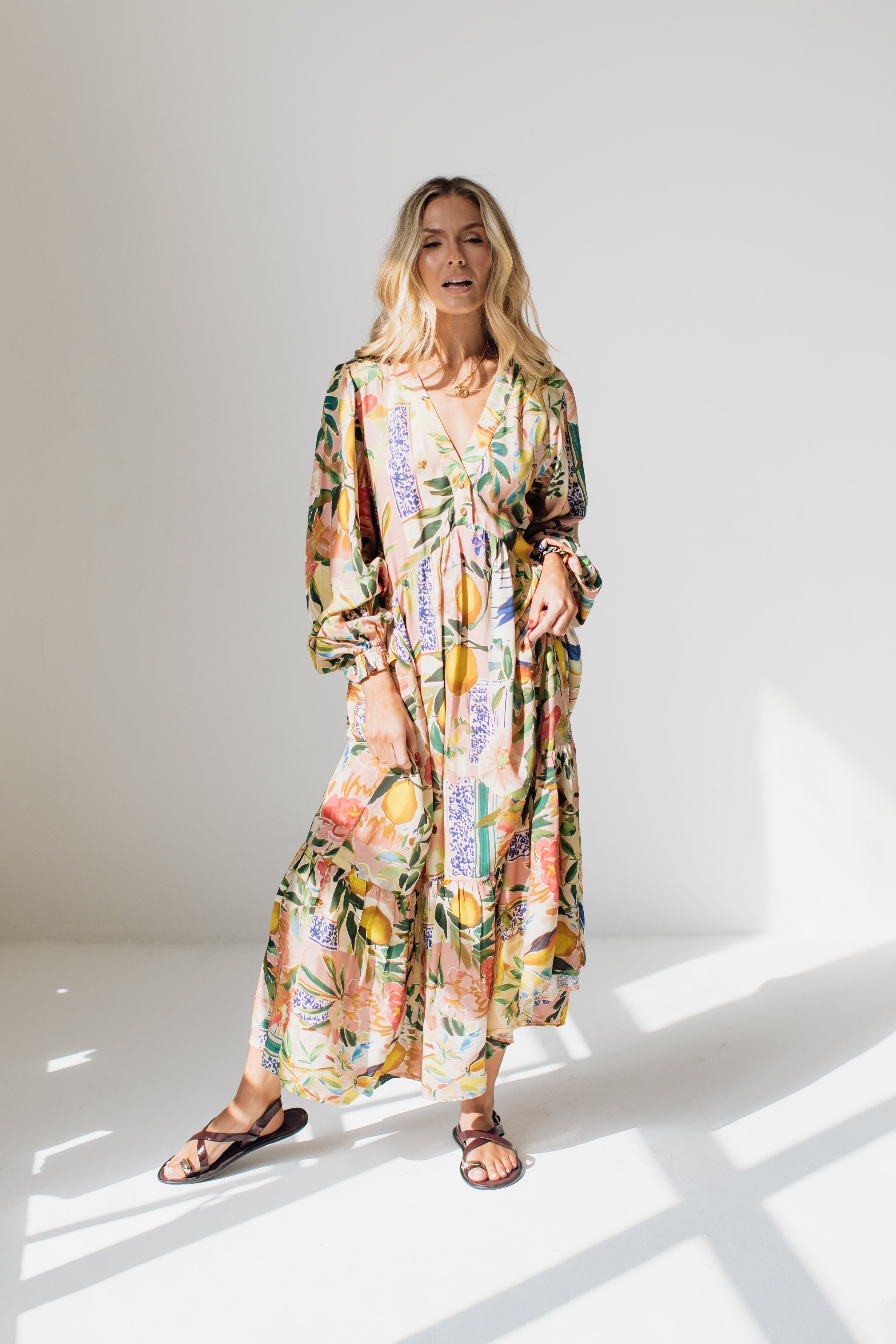 Lucia Dress | Amalfi Bloom