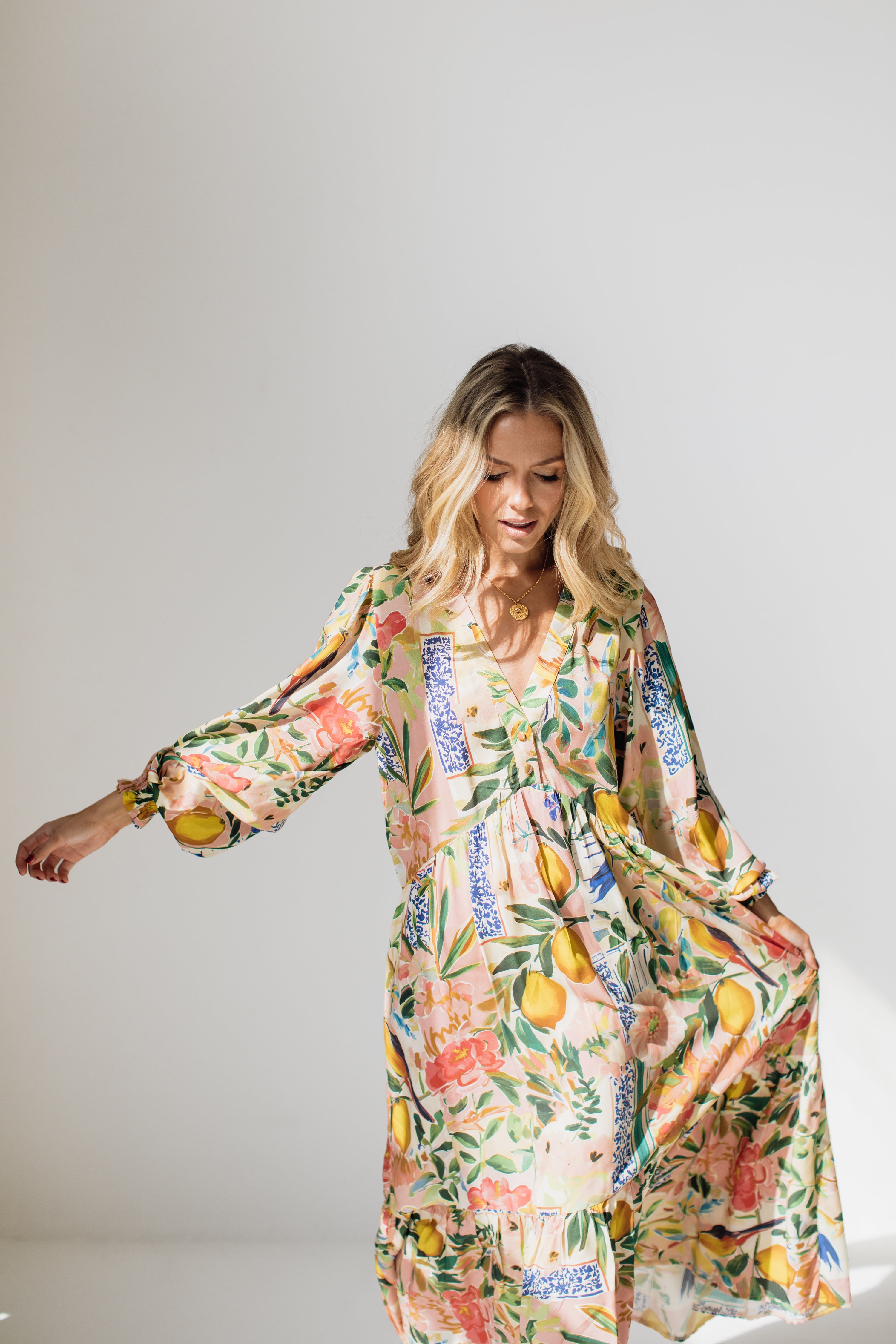 Lucia Dress | Amalfi Bloom