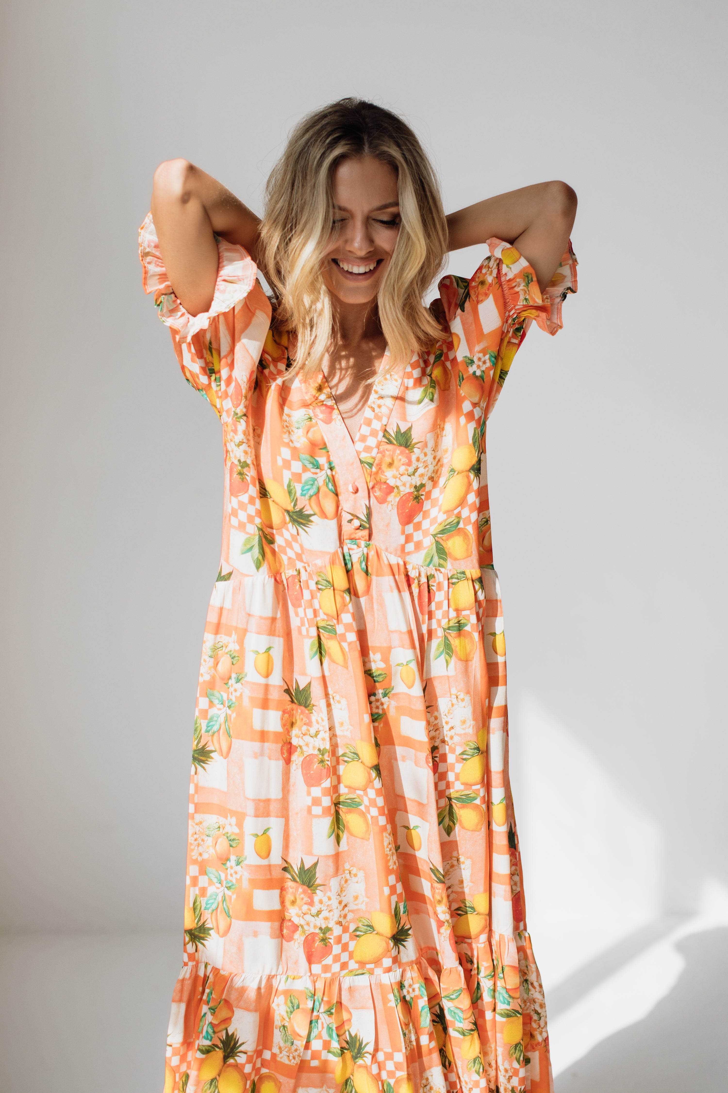 Lucia Dress | Capri Citrus