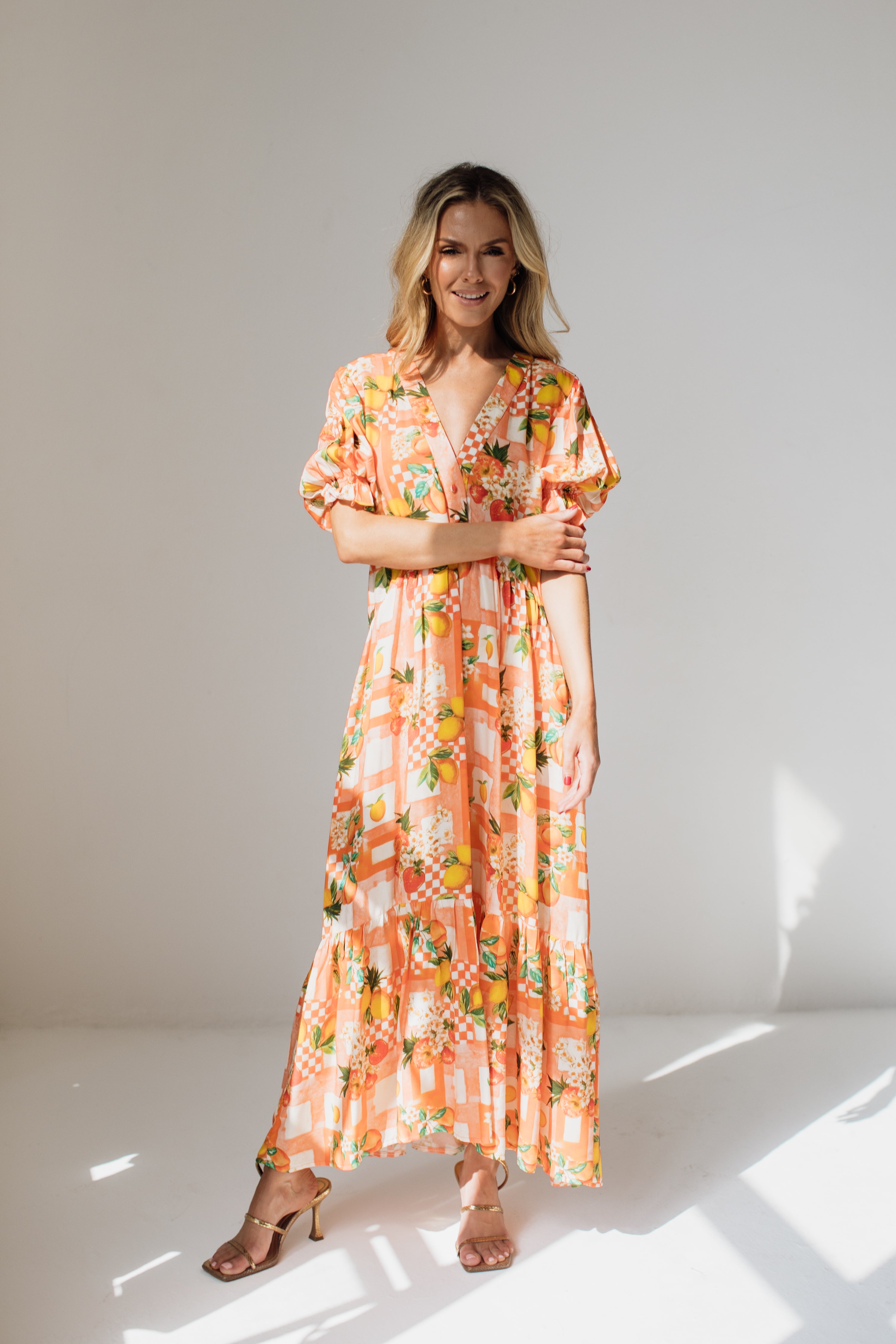 Lucia Dress | Capri Citrus