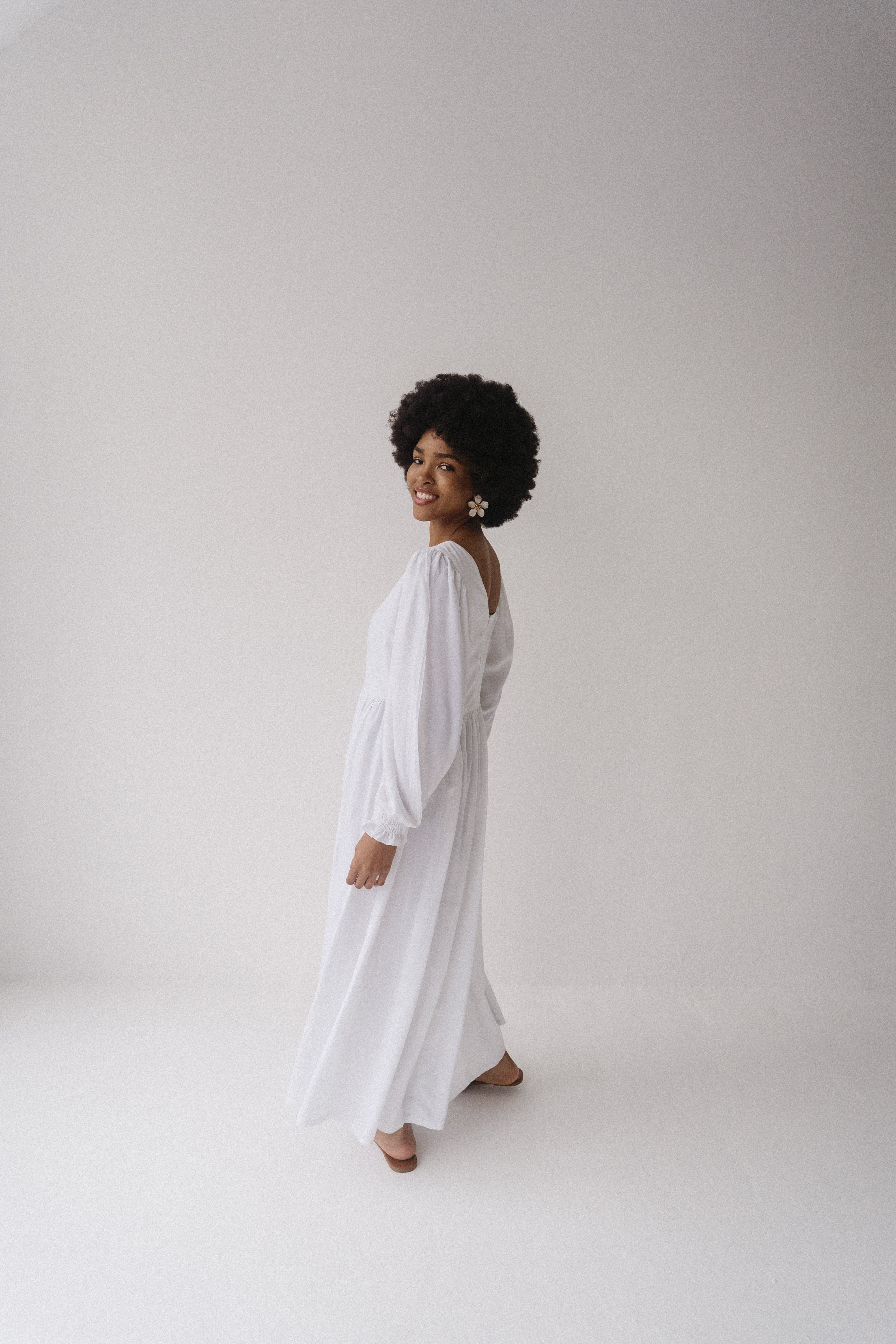 Courtney Longsleeve Sample | White