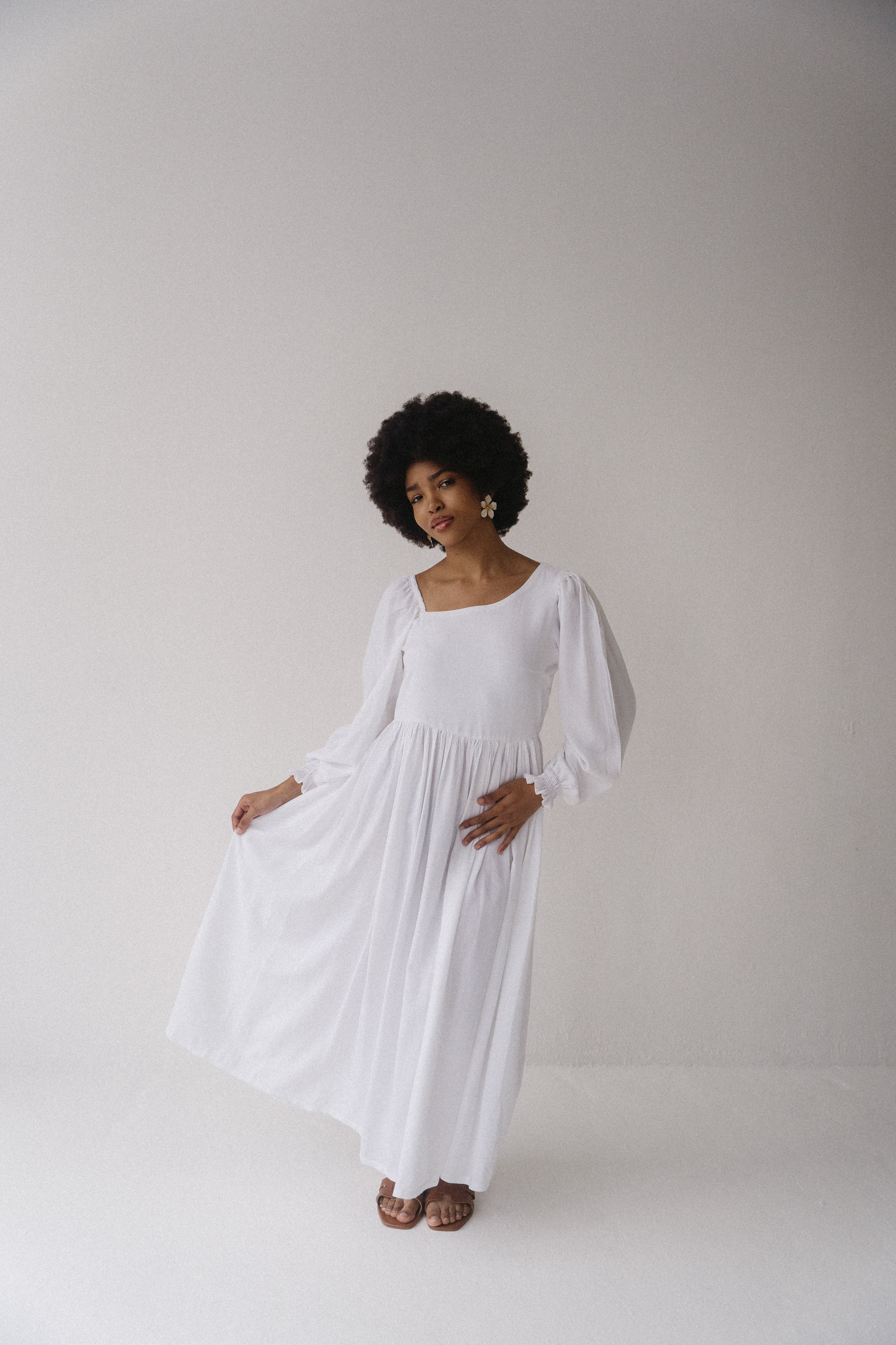 Courtney Longsleeve Sample | White