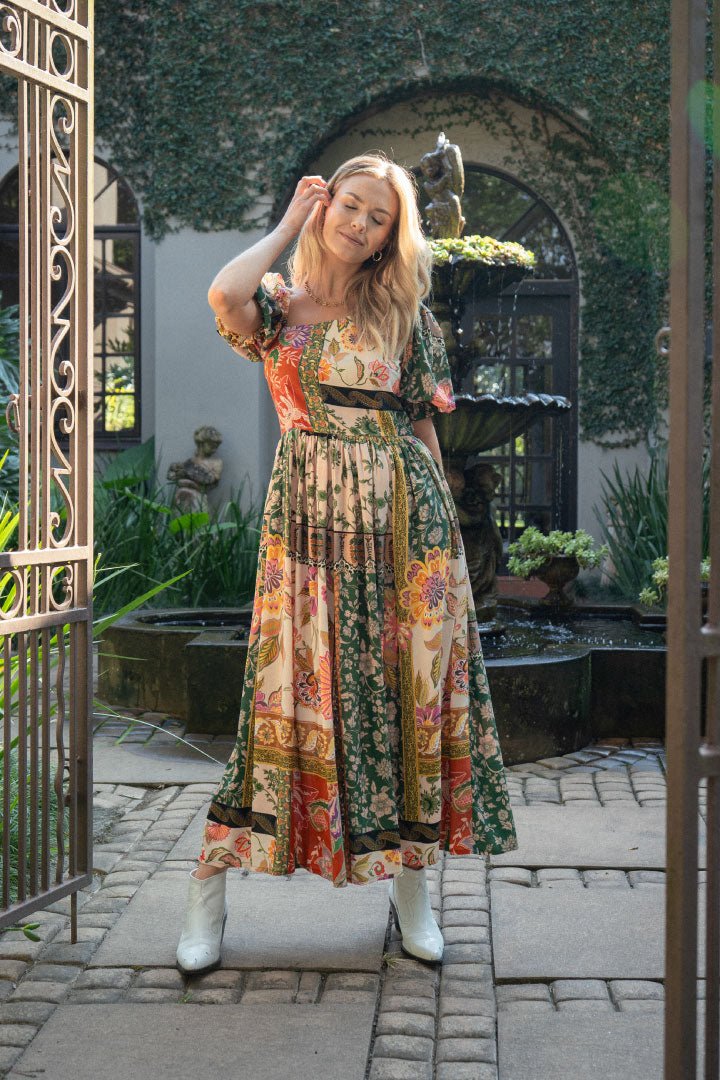 Courtney Dress | Boho Floral