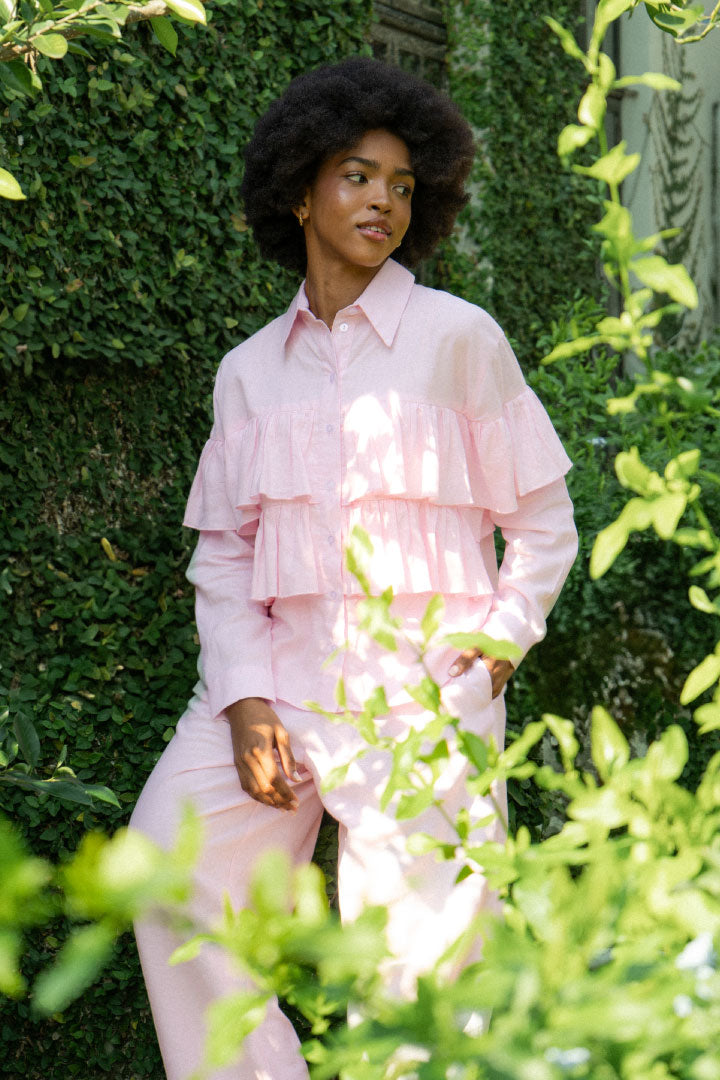 Elena Shirt | Baby Pink