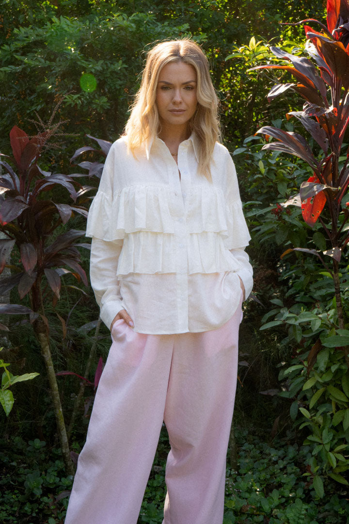 Elena Shirt | Milk White