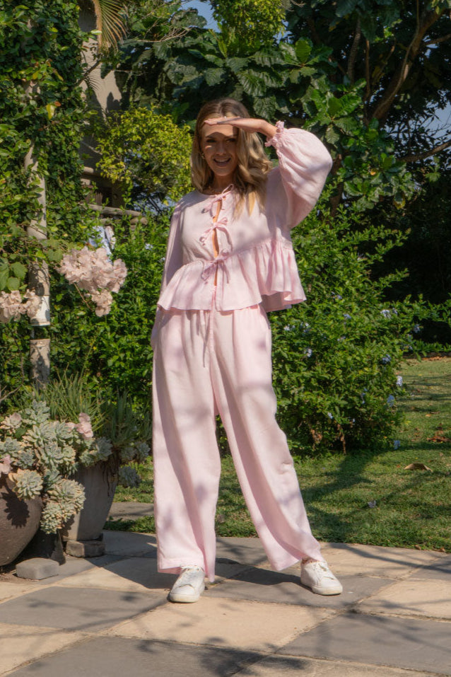 London Set Long | Baby Pink