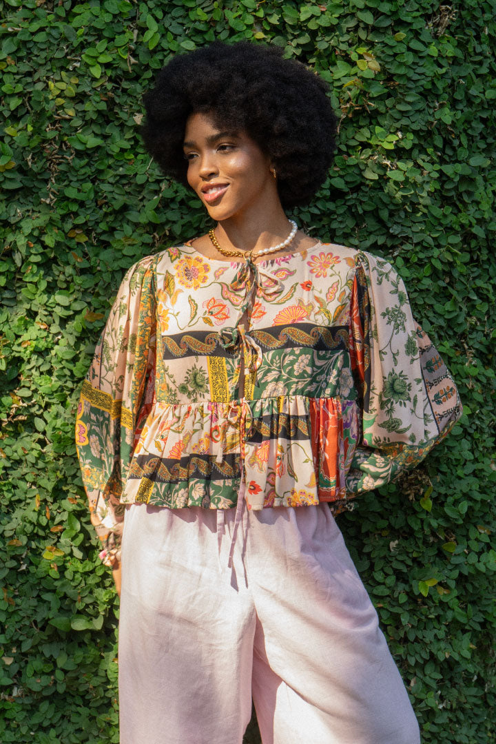 London Blouse Long Sleeve | Boho Floral