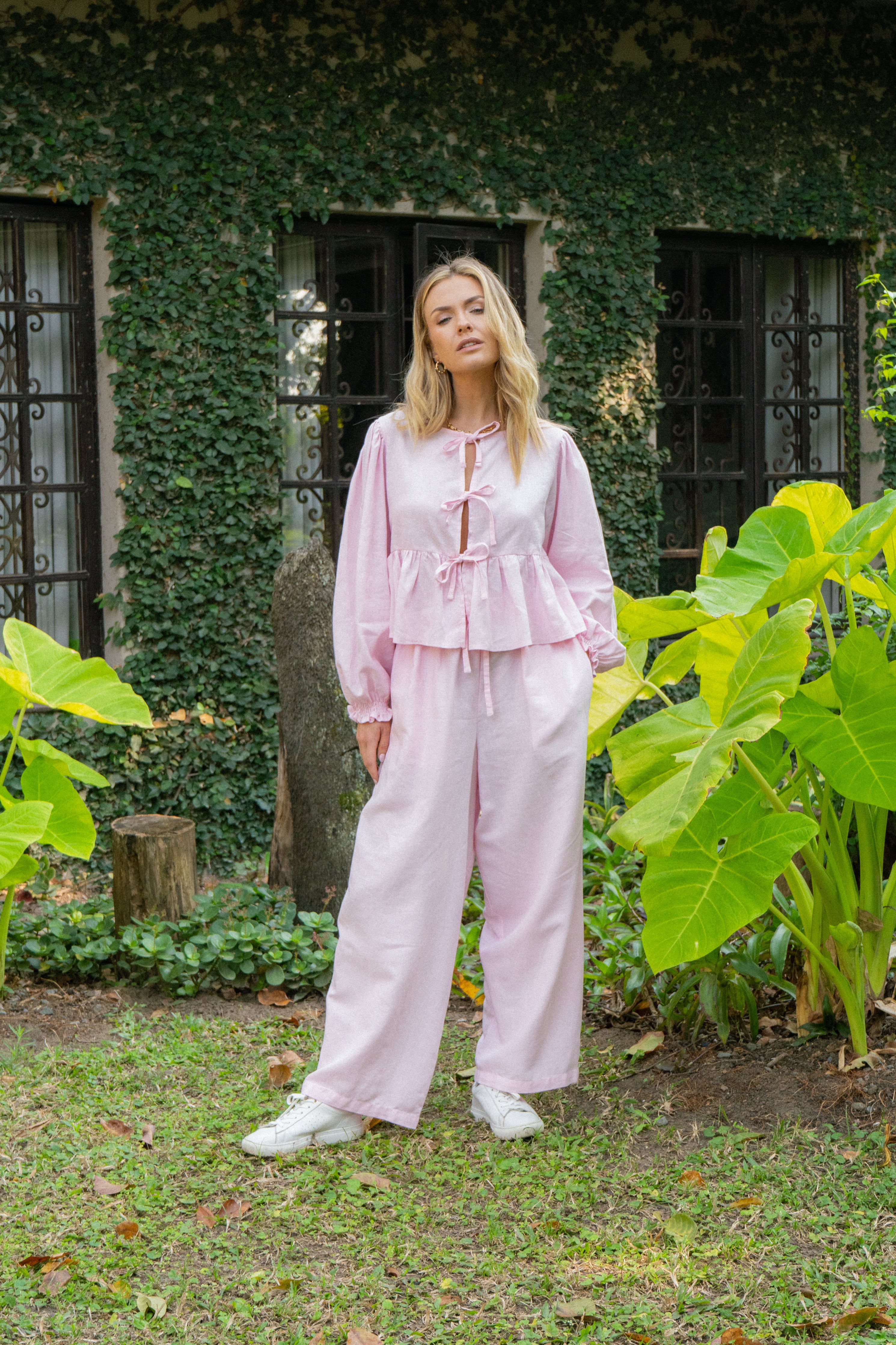 London Set Long | Baby Pink