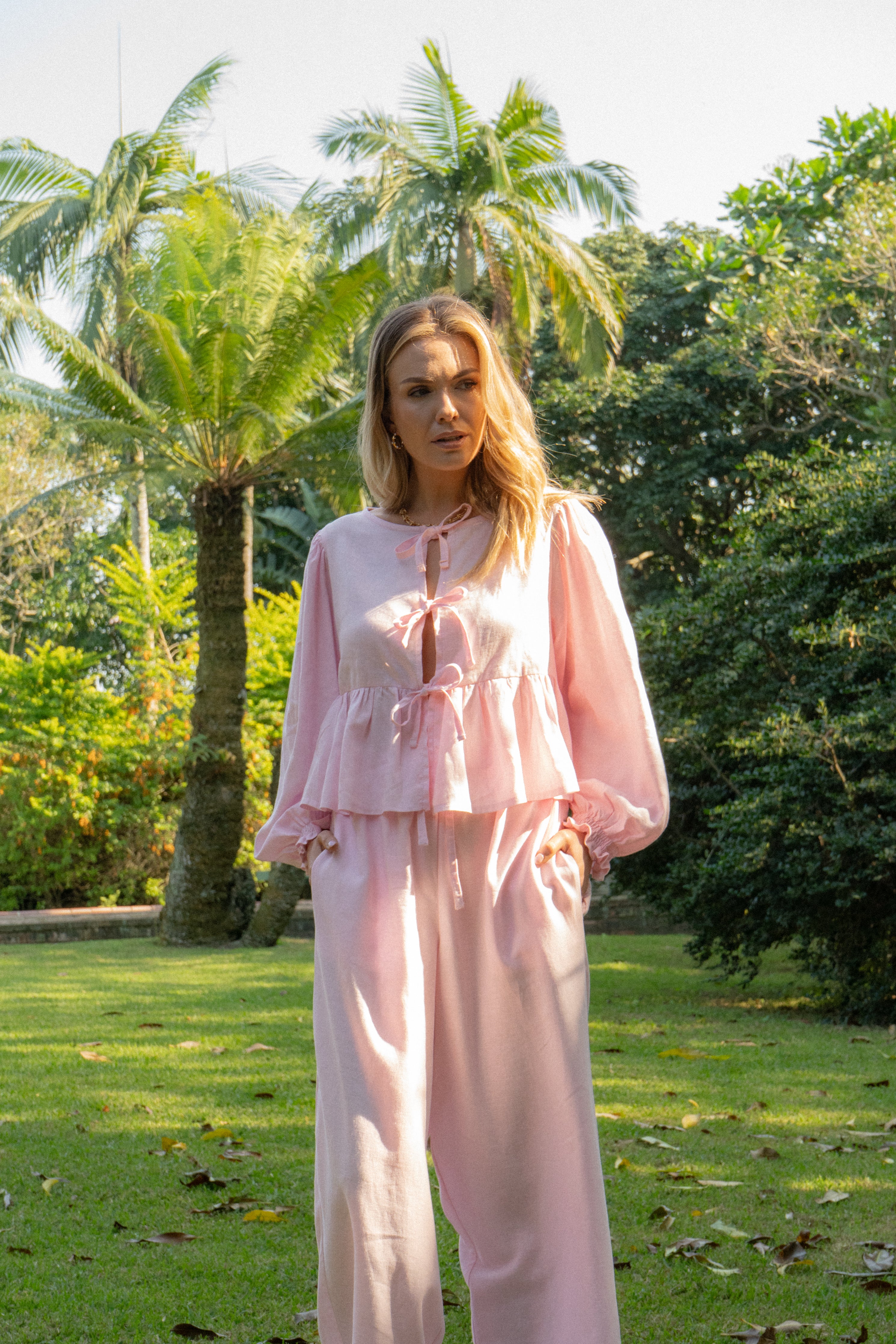 London Set Long | Baby Pink