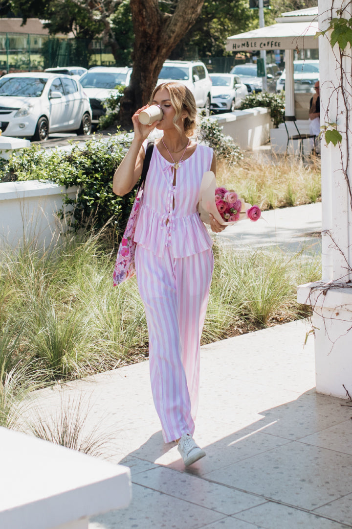 London Set | Pink Stripe